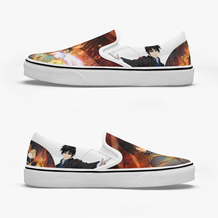 Fullmetal Alchemist Roy Slip Ons Anime Shoes _ Fullmetal Alchemist _ Ayuko