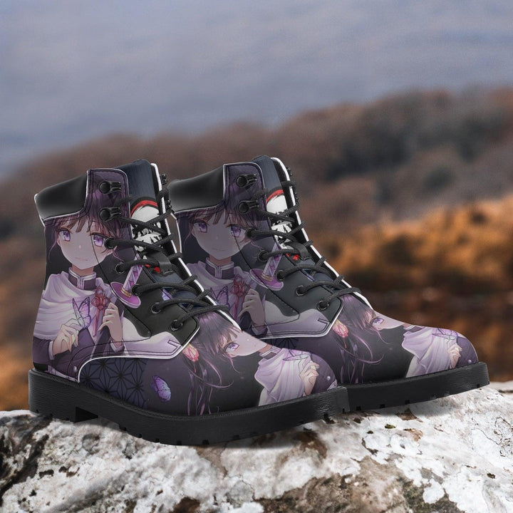 Demon Slayer Kanao Tsuyuri Casual Leather Boots Anime Shoes _ Demon Slayer _ Ayuko