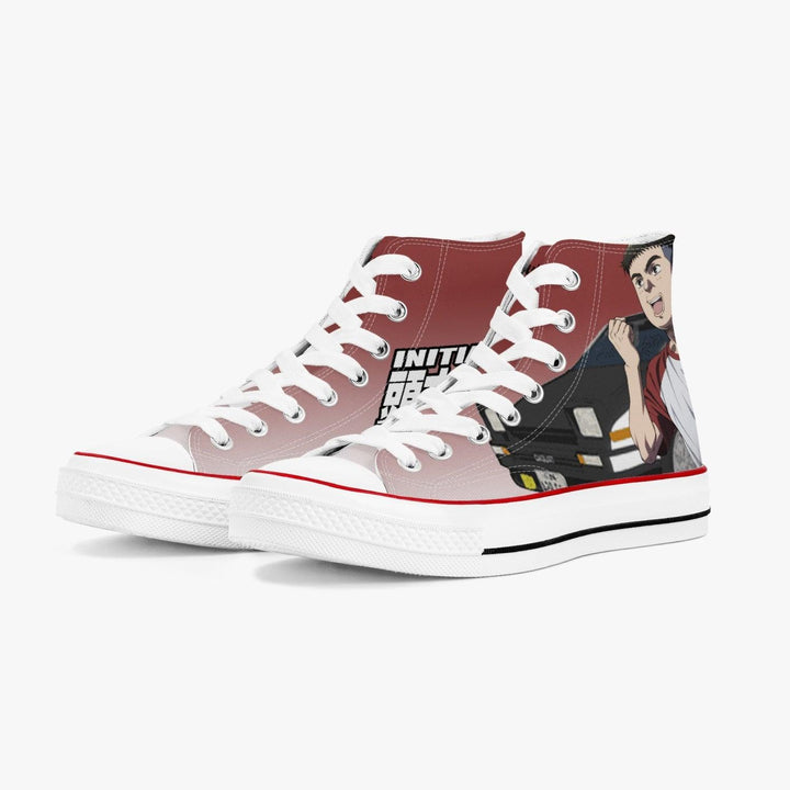 Initial D Itsuki Takeuchi A-Star High White Anime Shoes _ Initial D _ Ayuko