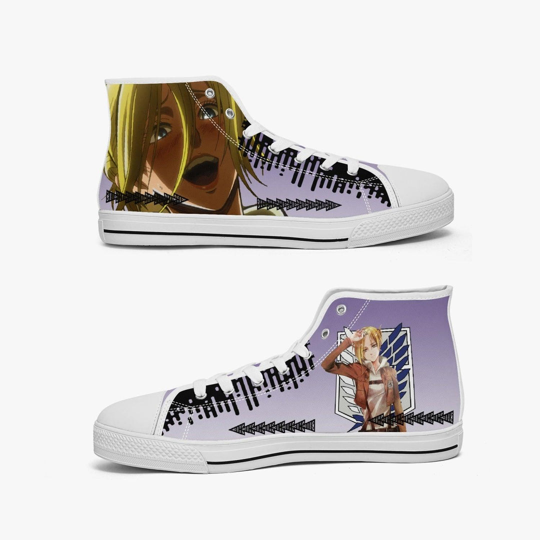 Attack On Titan Annie Leonhart A-Star Mid Anime Shoes _ Attack On Titan _ Ayuko