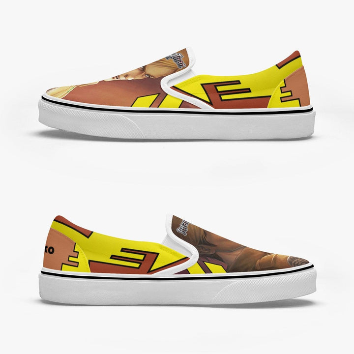 Attack On Titan Erwin Smith Slip Ons Anime Shoes _ Attack On Titan _ Ayuko