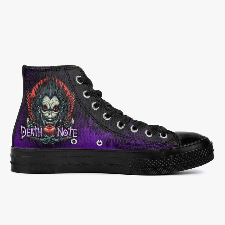 Death Note Ryuk Purple Black A-Star High Anime Shoes _ Death Note _ Ayuko