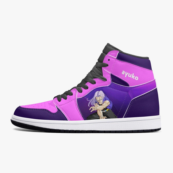 Dragon Ball Z Trunks Purple/Pink JD1 Mid Anime Shoes _ Dragon Ball Z _ Ayuko