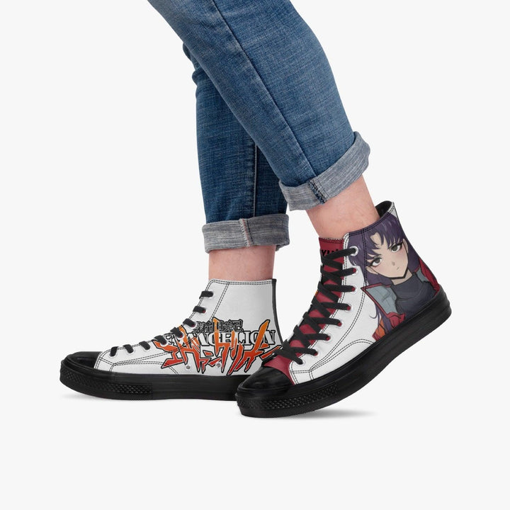 Neon Genesis Evangelion Misato Katsuragi A-Star High Anime Shoes _ Neon Genesis Evangelion _ Ayuko