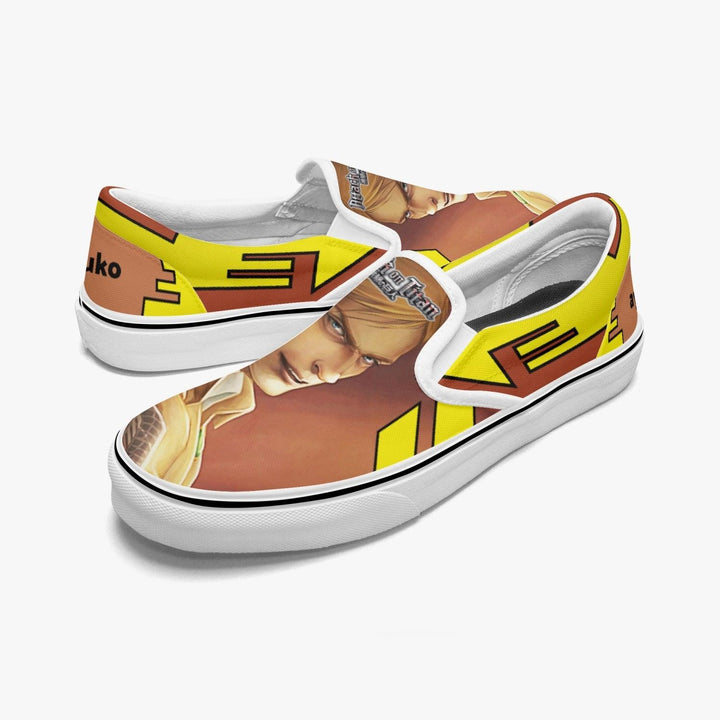 Attack On Titan Erwin Smith Slip Ons Anime Shoes _ Attack On Titan _ Ayuko