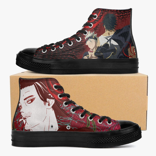 Black Clover Yami Sukehiro A-Star High Anime Shoes _ Black Clover _ Ayuko