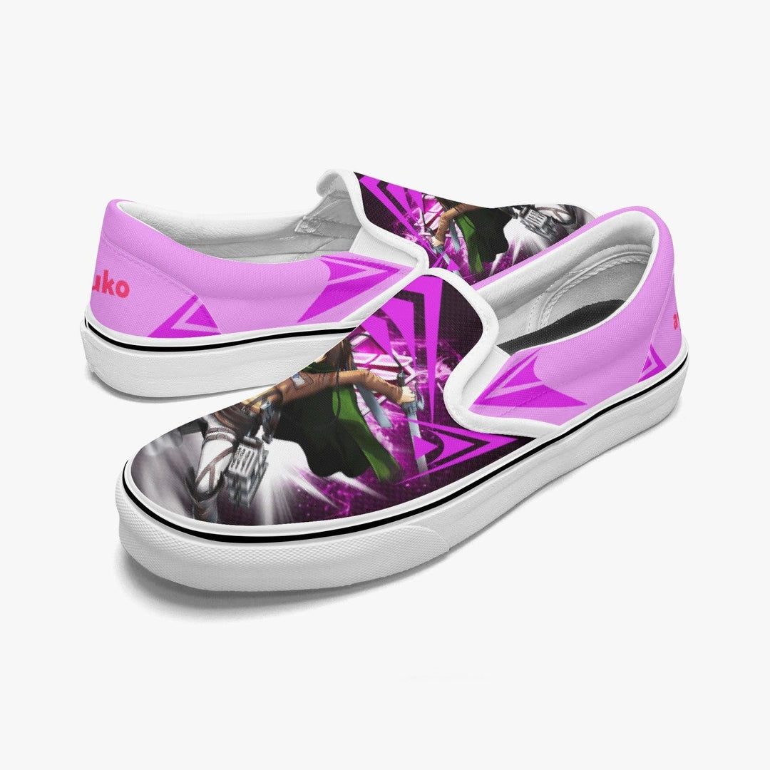 Attack On Titan Hange Zoe Slip Ons Anime Shoes _ Attack On Titan _ Ayuko