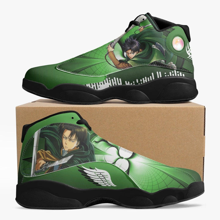 Attack On Titan Levi Ackerman JD13 Anime Shoes _ Attack On Titan _ Ayuko