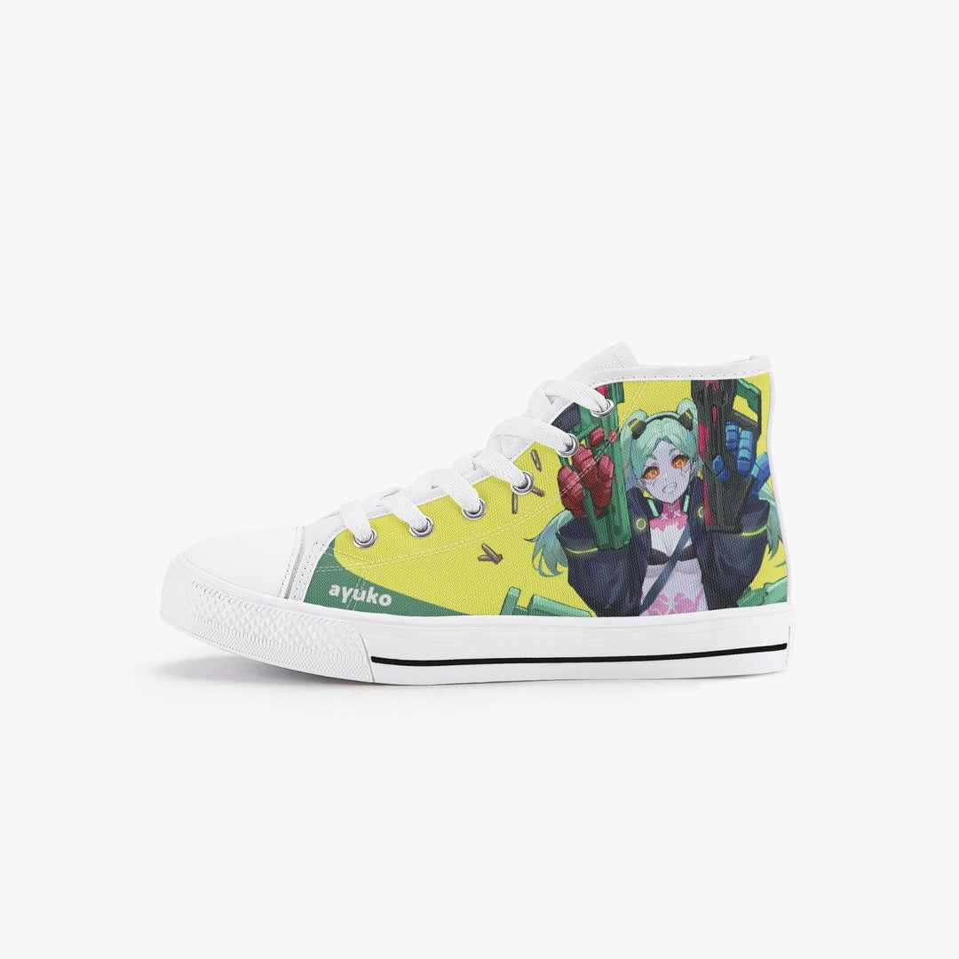 Cyberpunk Edgerunners Rebecca Kids A-Star High Anime Shoes _ Cyberpunk Edgerunners _ Ayuko