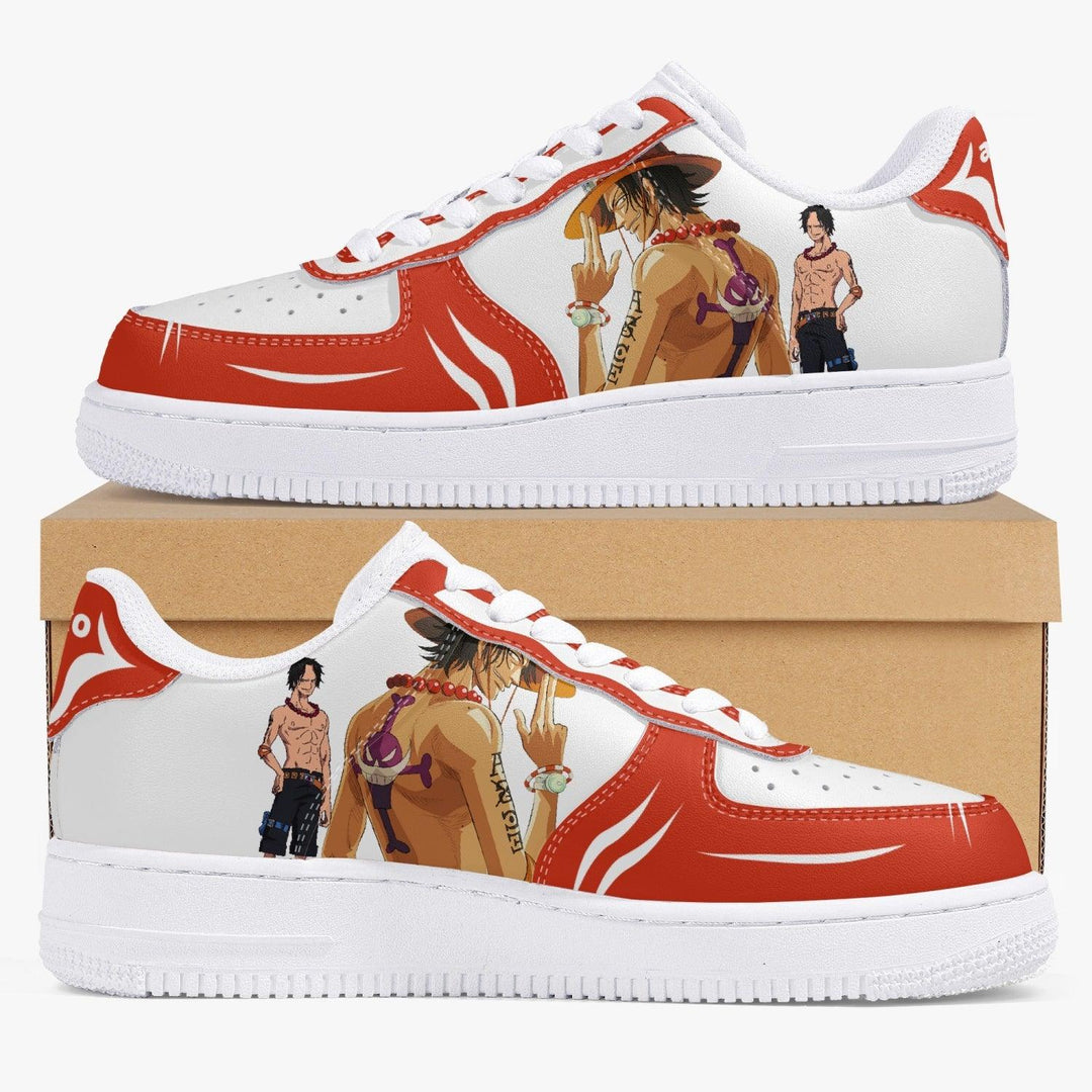 One Piece Portgas Ace AF1 Anime Shoes _ One Piece _ Ayuko