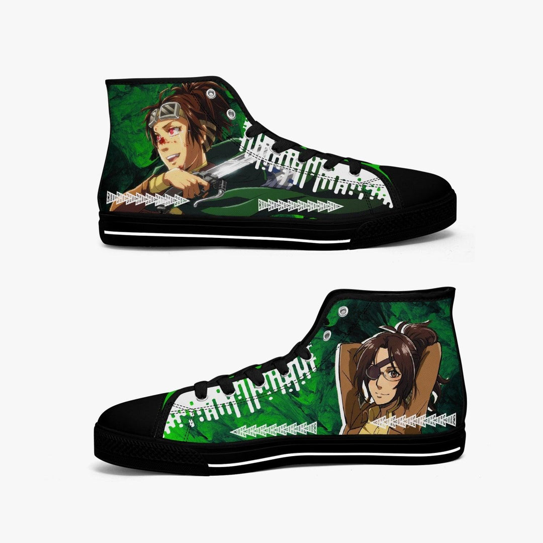 Attack On Titan Hange Zoe A-Star Mid Anime Shoes _ Attack On Titan _ Ayuko