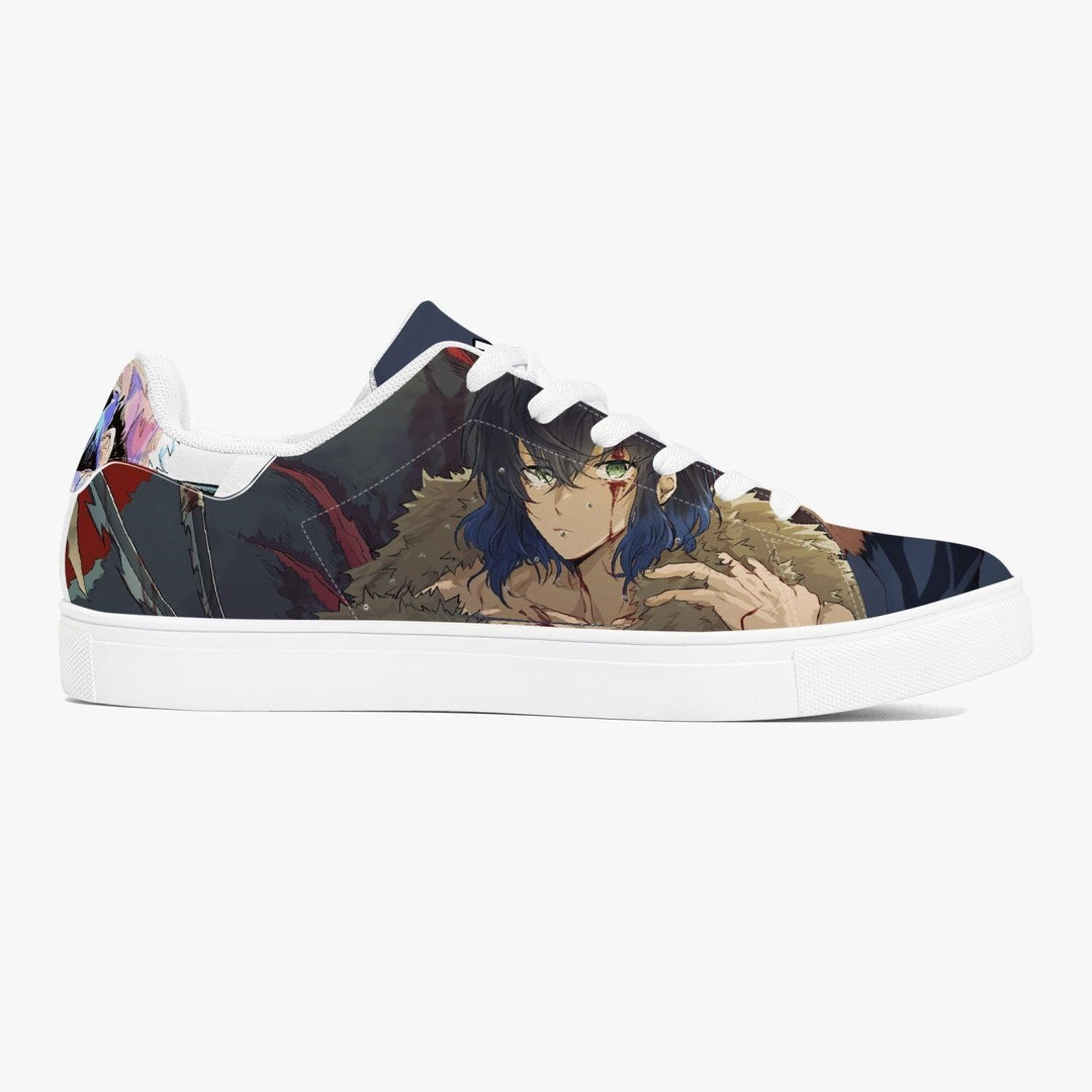 Demon Slayer Hashibira Inosuke Skate Anime Shoes _ Demon Slayer _ Ayuko