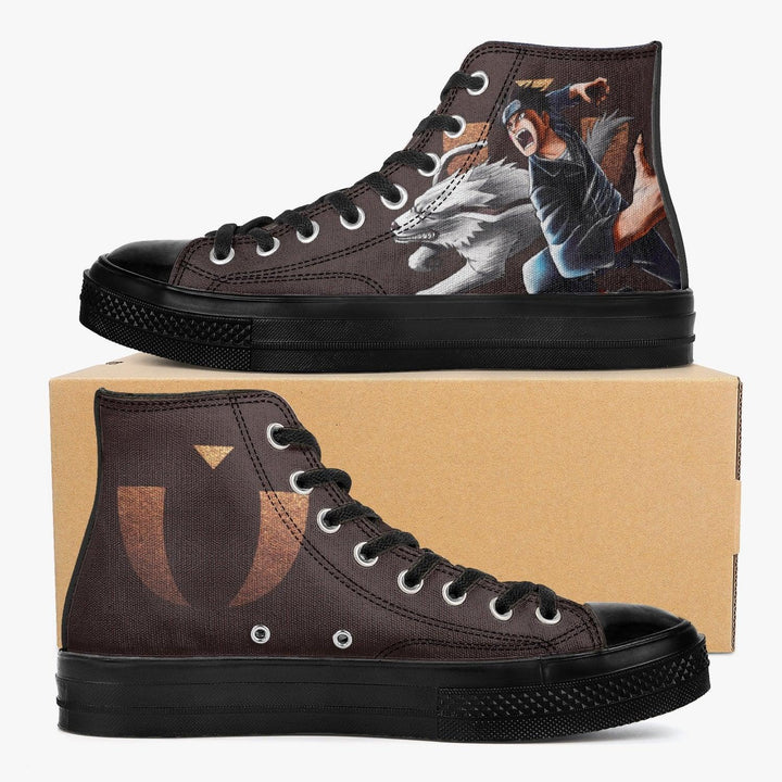 Naruto Shippuden Kiba A-Star High Anime Shoes _ Naruto _ Ayuko