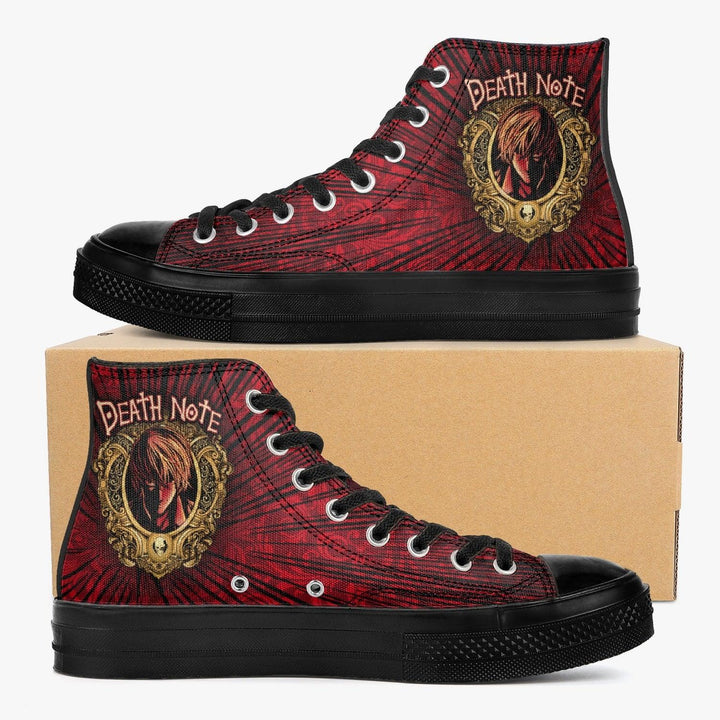 Death Note Light Yagami A-Star High Anime Shoes _ Death Note _ Ayuko