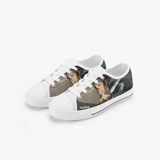 Attack On Titan Hange Zoe Kids A-Star Low Anime Shoes _ Attack On Titan _ Ayuko