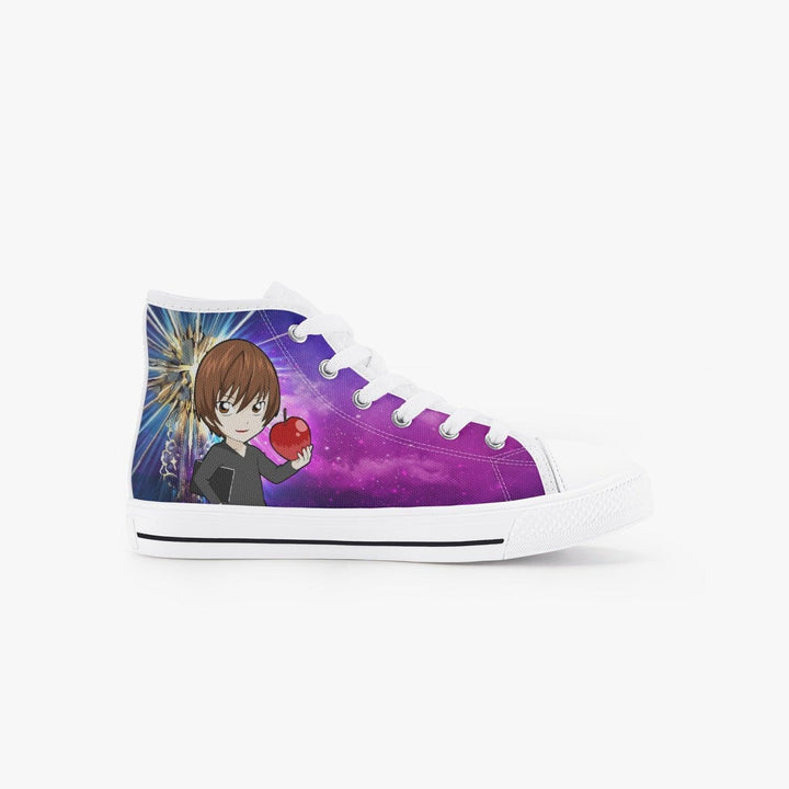 Death Note Purple Kids A-Star High Anime Shoes _ Death Note _ Ayuko