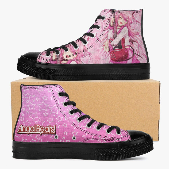 Angel Beats Yui A-Star High Anime Shoes _ Angel Beats _ Ayuko