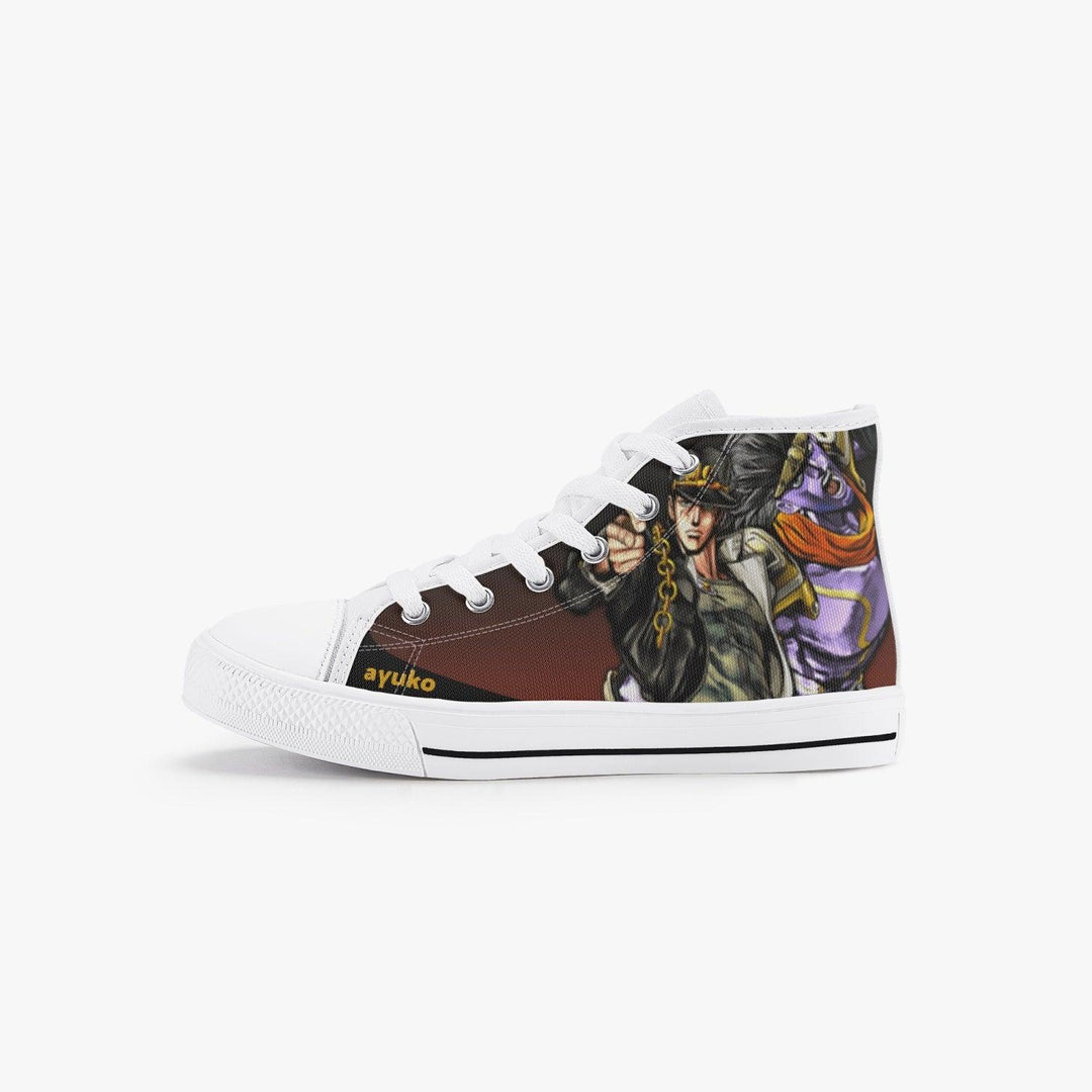 JoJo's Bizarre Adventure Jotaro Kujo Kids A-Star High Anime Shoes _ JoJo's Bizarre Adventure _ Ayuko