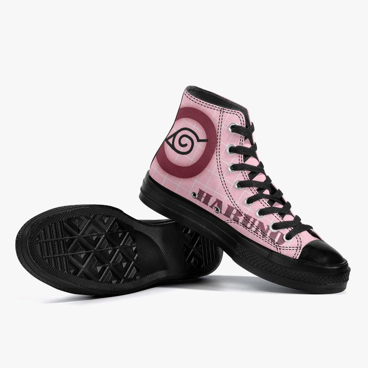 Naruto Shippuden Sakura A-Star High Anime Shoes _ Naruto _ Ayuko