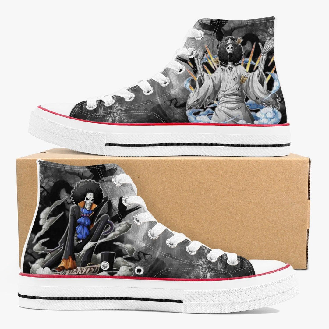 One Piece Brook A-Star High Anime Shoes _ One Piece _ Ayuko