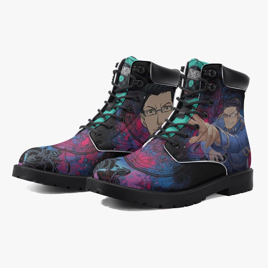 Fullmetal Alchemist Maes All Season Boots Anime Shoes _ Fullmetal Alchemist _ Ayuko