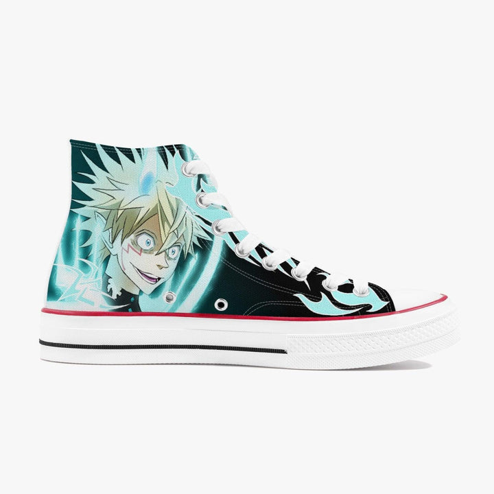 Black Clover Luck Voltia A-Star High White Anime Shoes _ Black Clover _ Ayuko