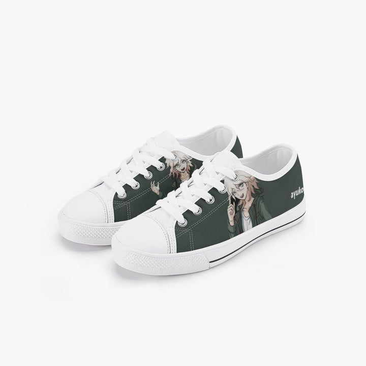 Danganronpa Nagito Komaeda Kids A-Star Low Anime Shoes _ Danganronpa _ Ayuko