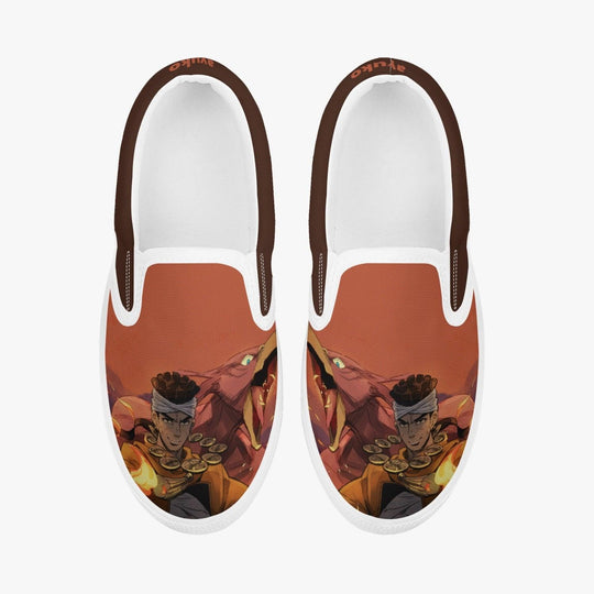 JoJo's Bizarre Adventure Mohammed Avdol Kids Slip Ons Anime Shoes _ JoJo's Bizarre Adventure _ Ayuko