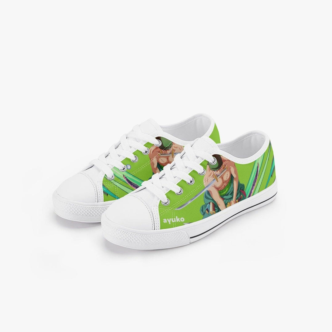 One Piece Zoro Kids A-Star Low Anime Shoes _ One Piece _ Ayuko