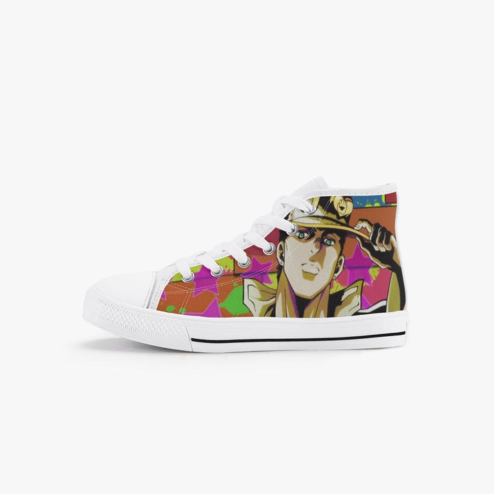 JoJo's Bizarre Adventure Jotaro Kujo Kids A-Star High Anime Shoes _ JoJo's Bizarre Adventure _ Ayuko