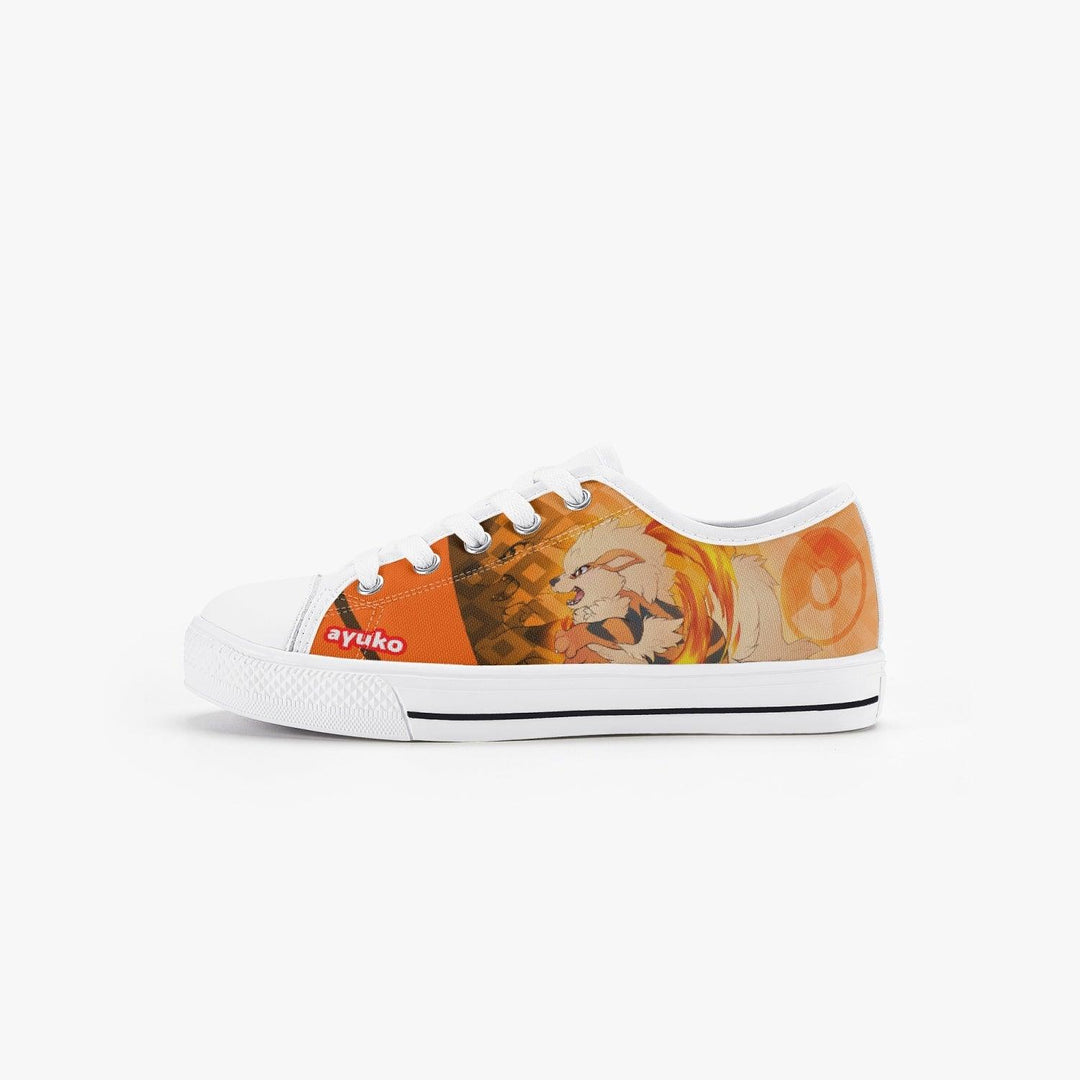 Pokemon Arcanine Kids A-Star Low Anime Shoes _ Pokemon _ Ayuko