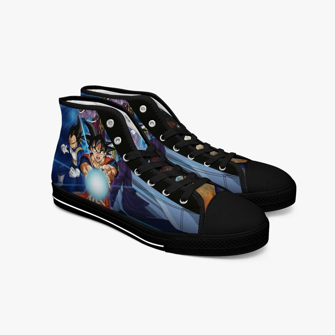 Dragon Ball Z Son Goku and Vegetta A-Star Mid Anime Shoes _ Dragon Ball Z _ Ayuko