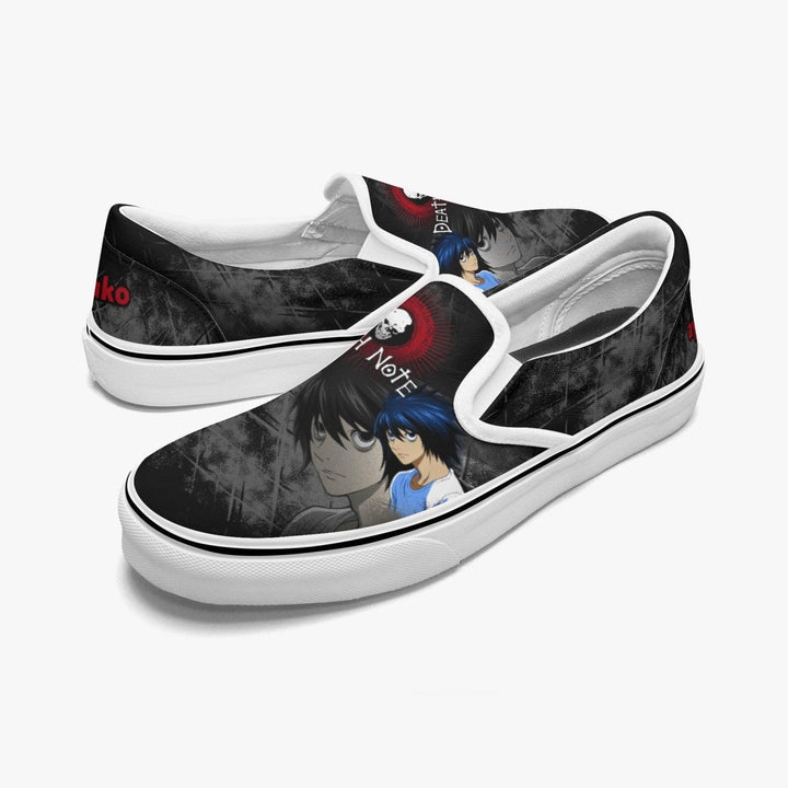 Death Note 'L' Slip Ons Anime Shoes _ Death Note _ Ayuko