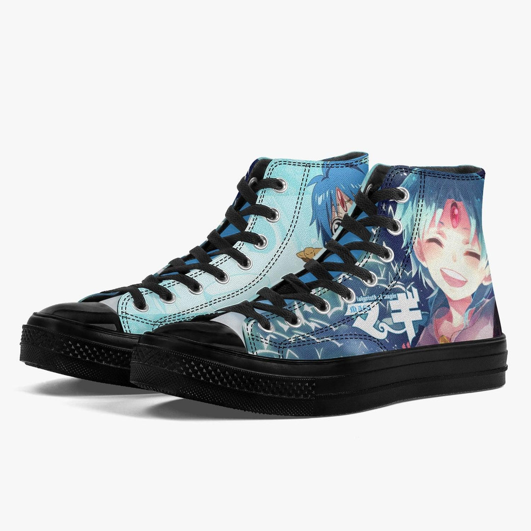 Magi The Labyrinth Of Magic Aladdin A-Star High Black Anime Shoes _ Magi The Labyrinth Of Magic _ Ayuko