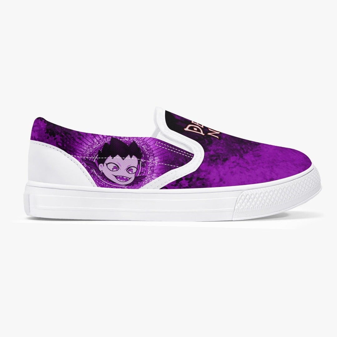 Death Note Ryuk Purple Kids Slip Ons Anime Shoes _ Death Note _ Ayuko