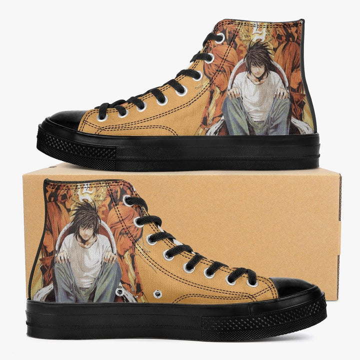 Death Note L Throne A-Star High Anime Shoes _ Death Note _ Ayuko