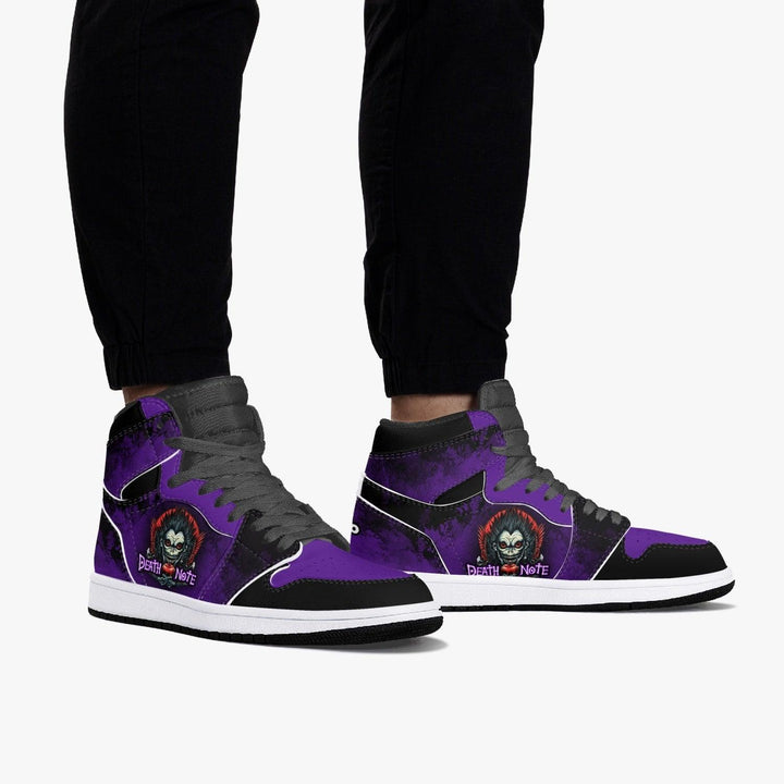 Death Note Ryuk Purple JD1 Mid Anime Shoes _ Death Note _ Ayuko