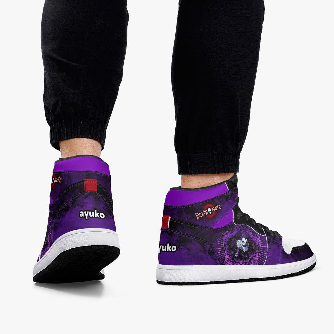 Death Note Ryuk Purple JD1 Mid Anime Shoes _ Death Note _ Ayuko