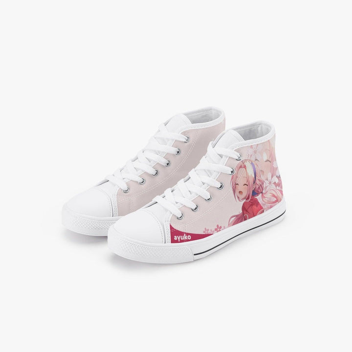 Naruto Shippuden Sakura Haruno Kids A-Star High Anime Shoes _ Naruto _ Ayuko