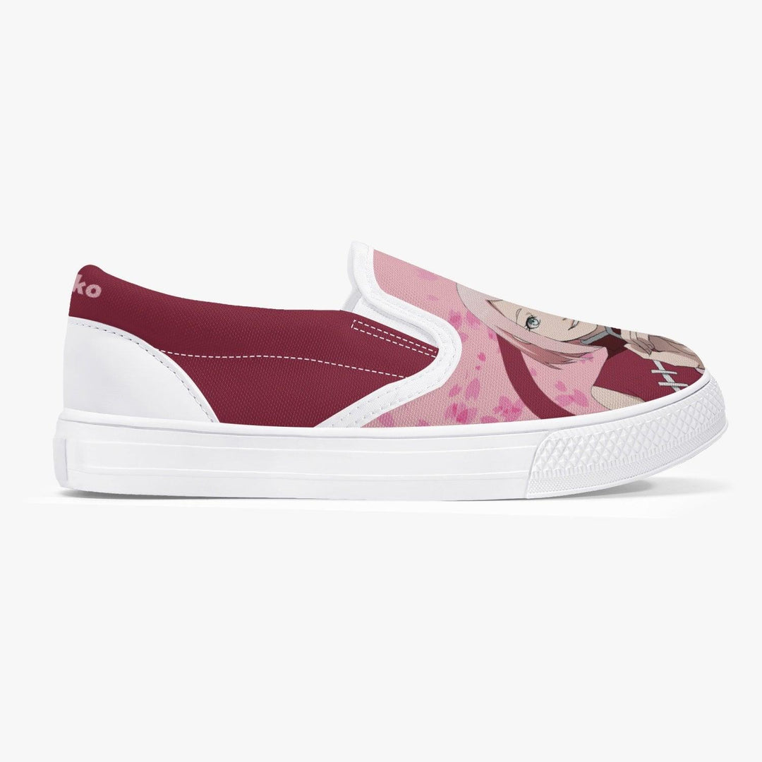 Naruto Shippuden Sakura Haruno Kids Slipons Anime Shoes _ Naruto _ Ayuko