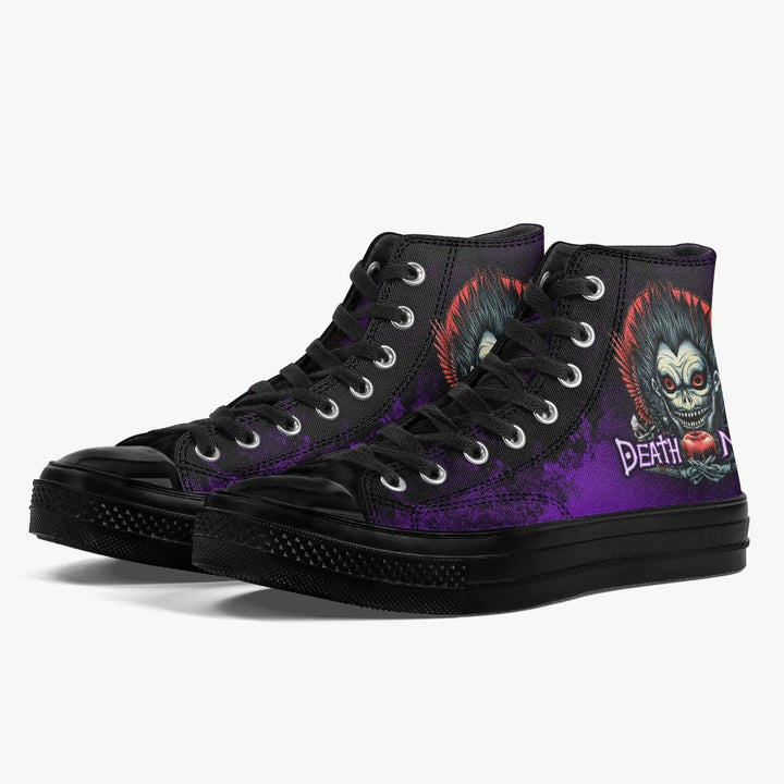 Death Note Ryuk Purple Black A-Star High Anime Shoes _ Death Note _ Ayuko