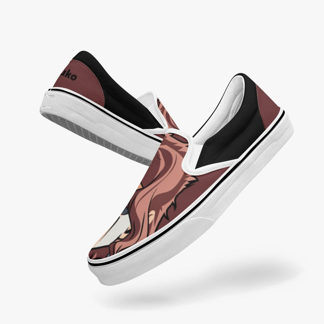 JoJo's Bizarre Adventure Noriaki Kakyoin Slip Ons Anime Shoes _ JoJo's Bizarre Adventure _ Ayuko