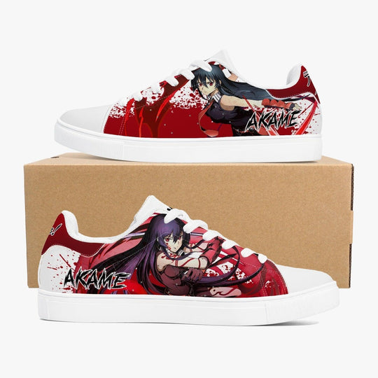 Akame Ga Kill Akame Skate Anime Shoes _ Akame Ga Kill _ Ayuko