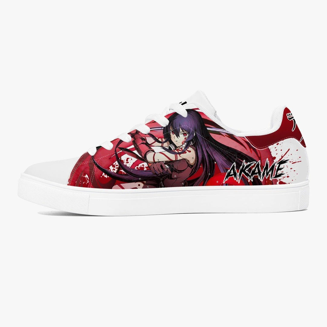 Akame Ga Kill Akame Skate Anime Shoes _ Akame Ga Kill _ Ayuko