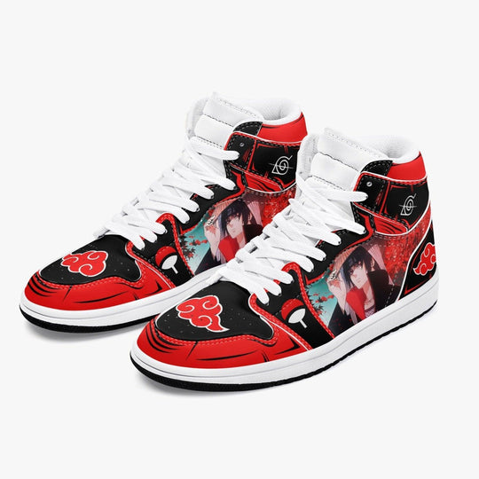 Naruto Shippuden Akatsuki Itachi JD1 Mid Anime Shoes _ Naruto _ Ayuko