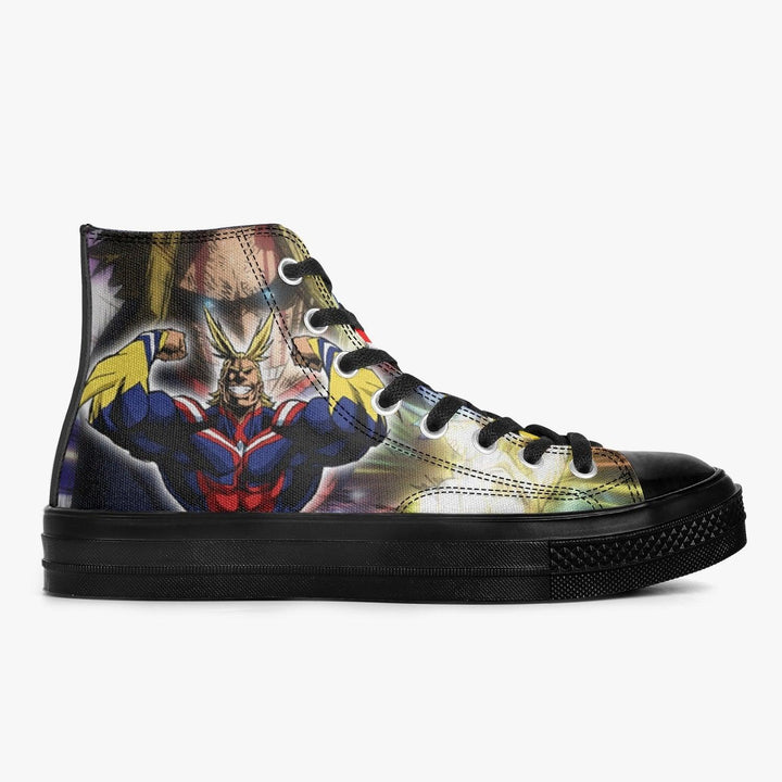 My Hero Academia All Might A-Star High Anime Shoes _ My Hero Academia _ Ayuko