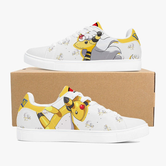 Pokemon Ampharos Skate Anime Shoes _ Pokemon _ Ayuko