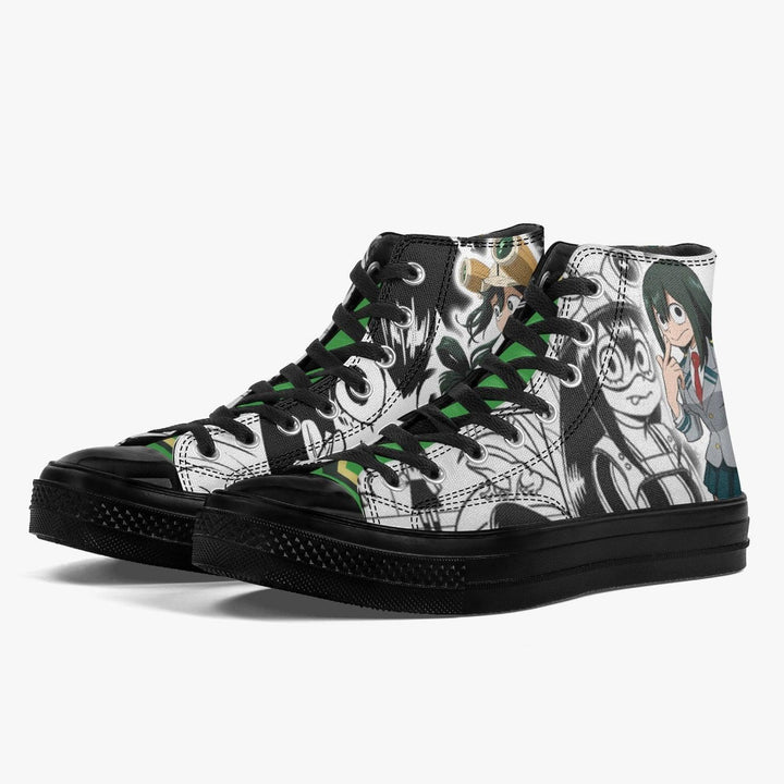 My Hero Academia Asui A-Star High Anime Shoes _ My Hero Academia _ Ayuko