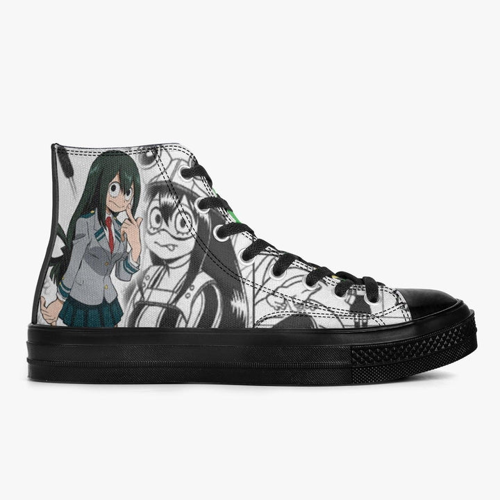 My Hero Academia Asui A-Star High Anime Shoes _ My Hero Academia _ Ayuko