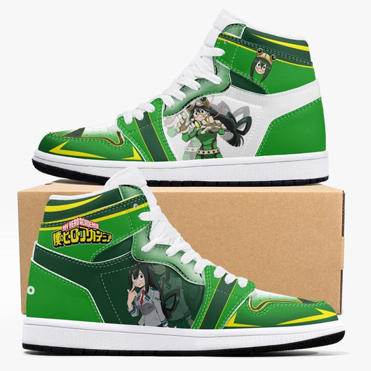 My Hero Academia Asui JD1 Mid Anime Shoes _ My Hero Academia _ Ayuko